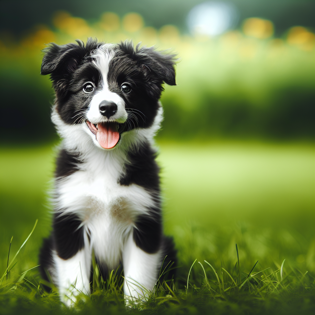 Adorable Border Collie Puppy