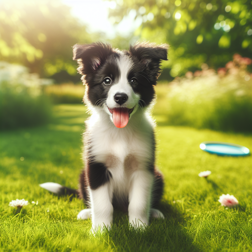 Adorable Border Collie Puppy